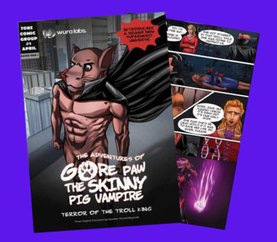 The Adventures of Gore Paw the Skinny pig Vampire-Terror of the Troll King