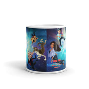 White glossy mug
