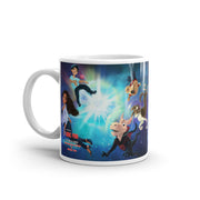 White glossy mug