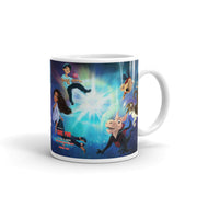 White glossy mug